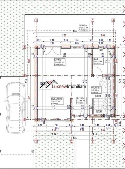 Comision 0%! Casa individuala semifinisata 110 mp utili, teren 400 mp in Luna. - 12