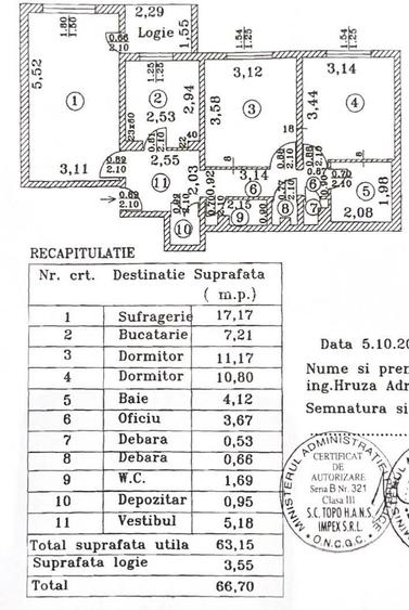 Basarabia-strada Cernauti-apartament 3 camere -centrala termica - 9