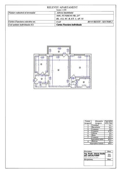 Apartament 2 camere Fundeni | Etaj 1 | 50 mp | Renovat - 1