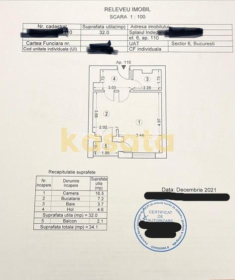 Garsonieră | Grozăvești | Metrou | Etaj Intermediar - 1