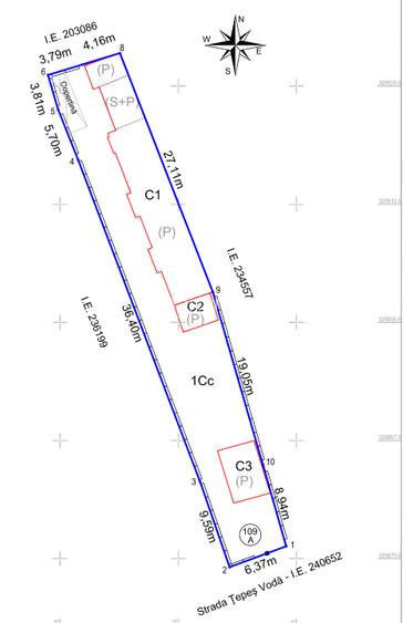 Comision 0, Casă + teren 430 mp, zona centrală, Str. Țepeș Vodă - 10