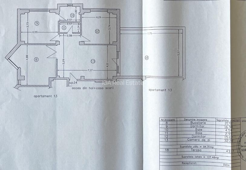 Un apartament ca o casa cu terasa generoasa si doua locuri de parcare - 13