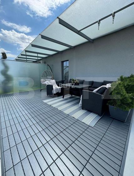 Apartament la cheie, 3 camere, 73 mp, 143 mp terasa, parcare, zona Rivus Mall - 2