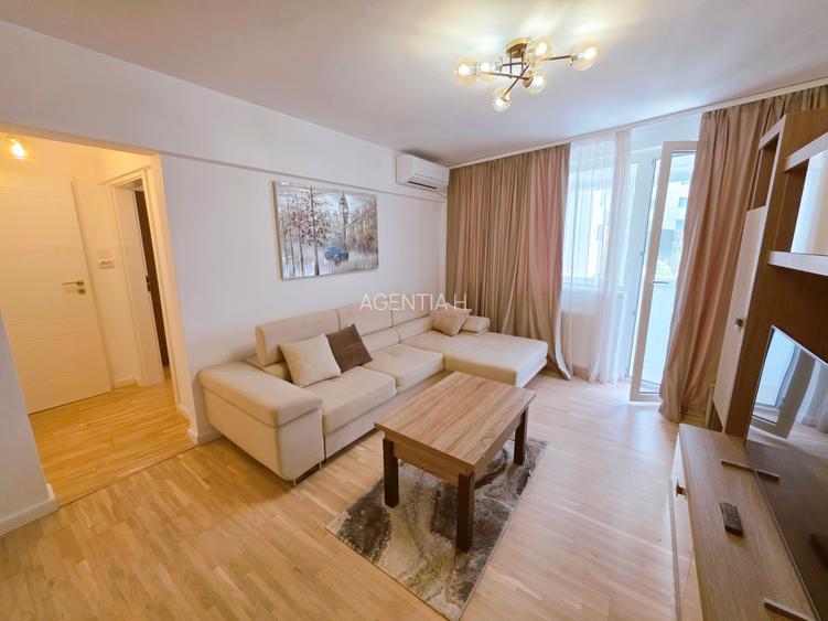 2 camere Sala Palatului etaj 4, 65 mp,  bloc 1960, mobilat, balcon, renovat - 32