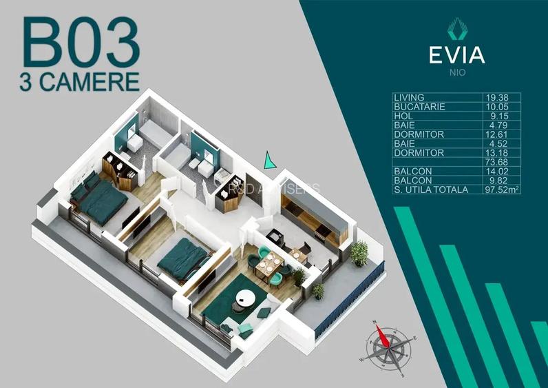 Theodor Pallady Apartament 3 camere Nicolae Teclu - 5