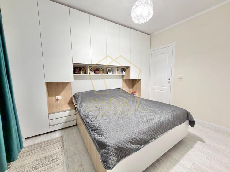 Apartament cu 3 camere, dressing si debara mobilat la etaj intermediar in Giroc.