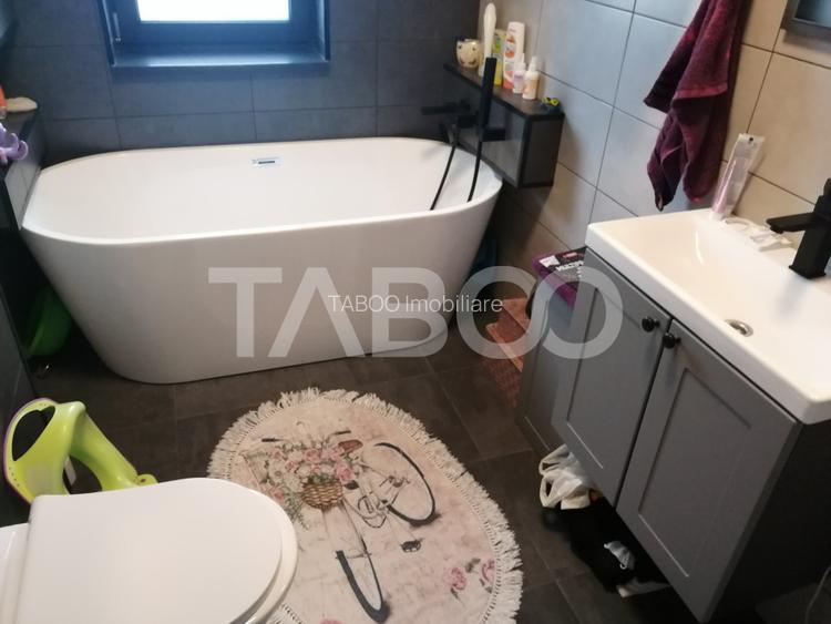 Casa tip duplex 5 camere 120 mpu complet mobilata si utilata Cisnadie - 13