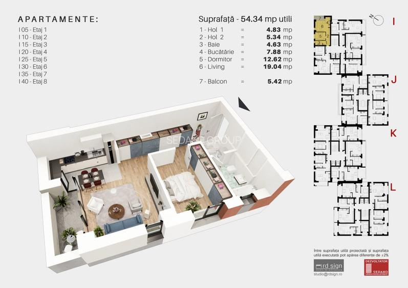 Dezvoltator.Apartament nou.Ocupabil imediat. - 4