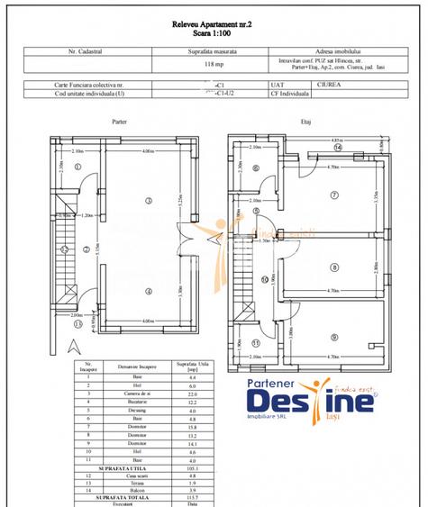 Duplex Premium modern calitate superioară P+1+Pod 116 mp + 390 mp teren Hlincea - 18