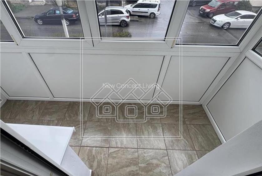 Apartament de vanzare in Sibiu - 3 camere, balcon, et. 1 - - 13