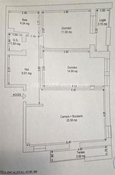 COMISION 0% Apartament 3 camere, bloc din 2008 , A.Ghirodei - Tivoli - 6