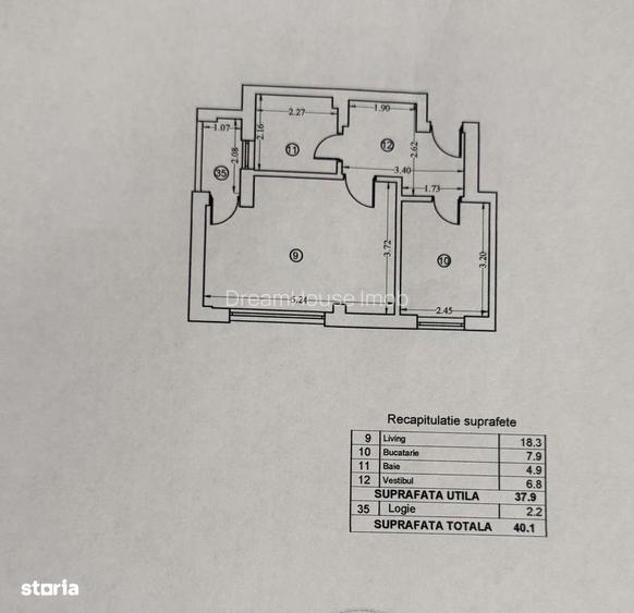 Garsoniera spatioasa Titan - Theodor Pallady - Parcare - 12
