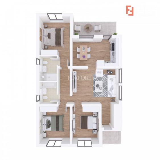 Casa individuala cu 4 camere - Toate utilitatile + Asfalt - Mosnita Noua - 8