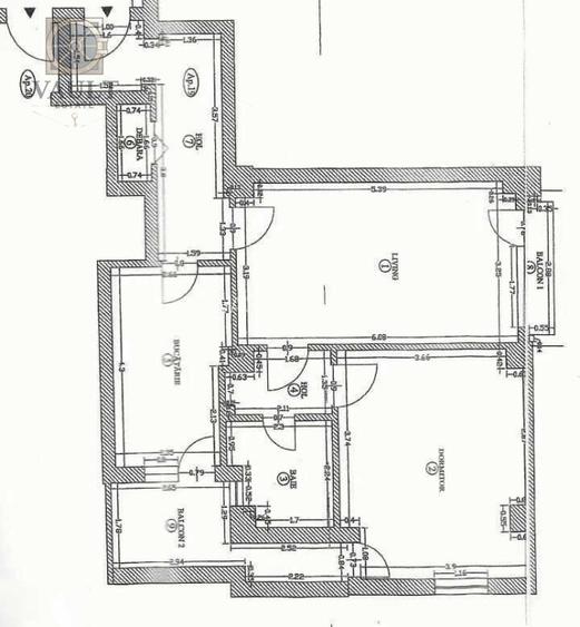 Apartament 2 camere - 80 mp - Parcul Teilor - 1