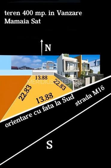 Exclusivitate Vânzare Teren 400 mp. utilități la strada - 6