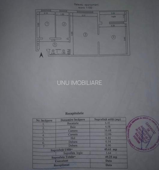 BLD PRIMAVERII - TUTORA - ETAJ 1 - 2 CAMERE DE 50MP - BLOC FARA RISC SEISMIC - 3