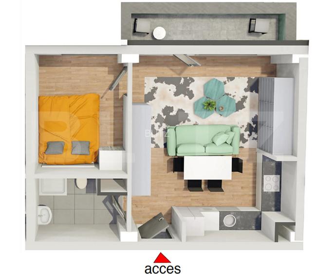 Comision 0!Apartament 2 camere, confort sporit,Bloc Nou,Petrom Calea Baciului - 3