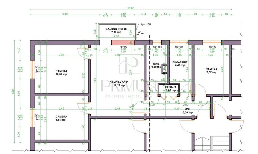 TAKE IONESCU - 4 Camere - RENOVAT - Centrala proprie - Clima - Boxa CF - 14