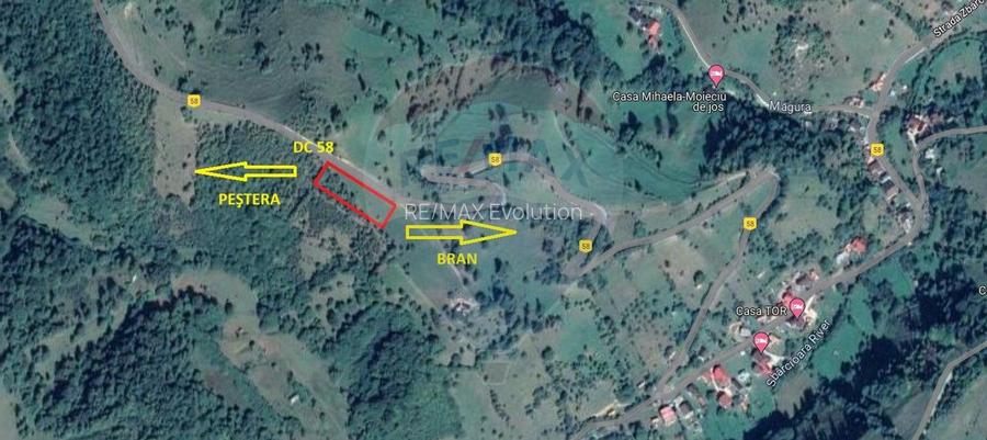 Teren extravilan, 2000 mp, Sat Peștera (com Moieciu) - 8