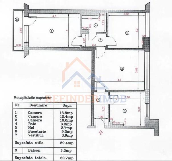 Apartament 3 camere renovat complet - Stefan cel Mare - 8