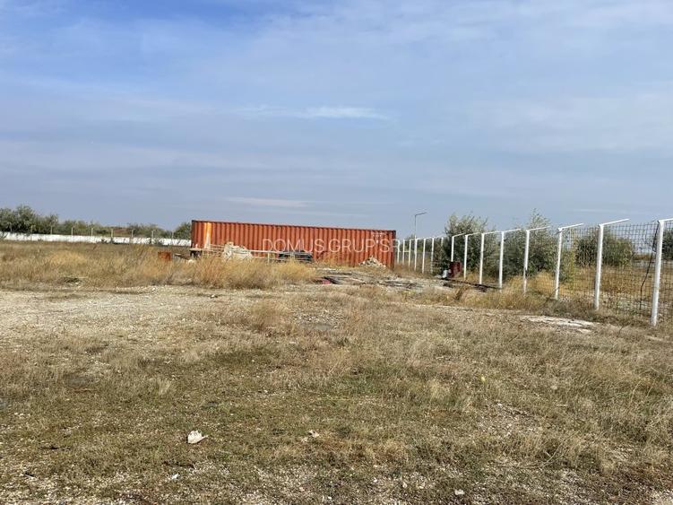 Ovidiu 6 ha teren intravilan construibil îngrădit și platforma betonata. - 6