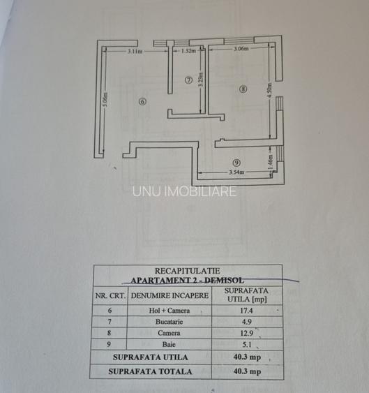 2 camere Pacurari- Rediu - Terasa- Parcare- 86000 euro - 8