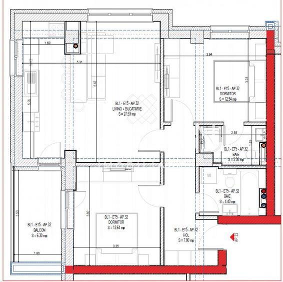 NOU, Ap. 3 cam. 68,21mp+ O boxa cadou! Calitate Premium! Zona N-V Sibiu - 3