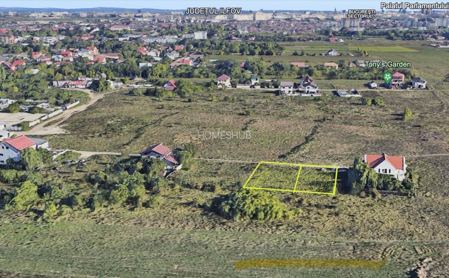 Teren intravilan, 610 mp, front 23 m, utilitati | Str. Teius - Rahova - 3