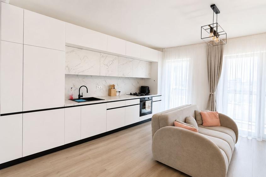Apartament 2 camere, finisat, parcare, str Avram Iancu Floresti