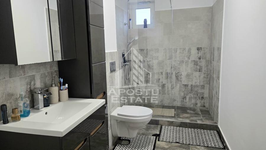 Duplex mobilat de vanzare, 3 camere si 2 bai, Mosnita Veche