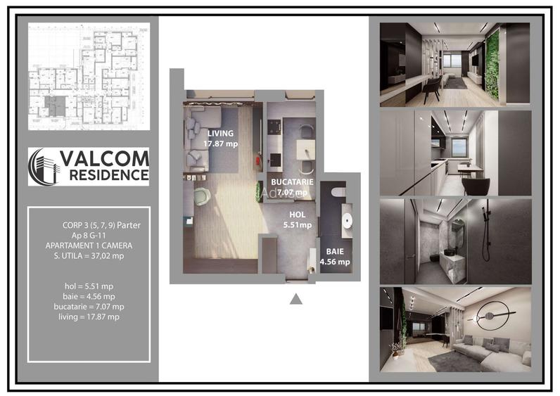 Valcom Residence Bartolomeu, Garsoniera, Comision 0% - 5