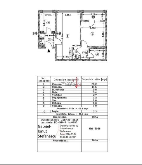 APARTAMENT 2 CAMERE / SCOALA GENERALA 82(2 MIN) - 3
