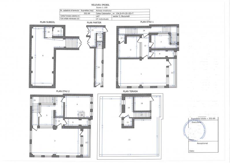Calea Calarasilor, Hala Traian, Vanzare Birouri, et S+1+2+T, 353mp, teren 103, - 12