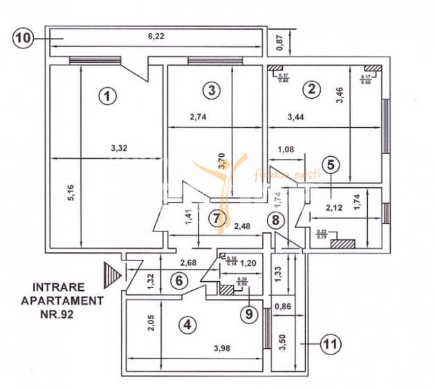 Kaufland Sălaj | 3 camere | 61mp | et 3 | bloc anvelopat | 109.000 euro - 10