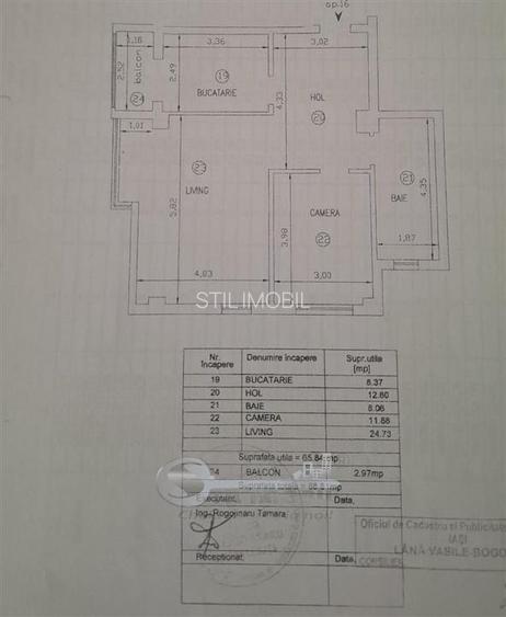 Apartament 2 camere decomandat, 69 mp, încălzire în pardoseal - 17