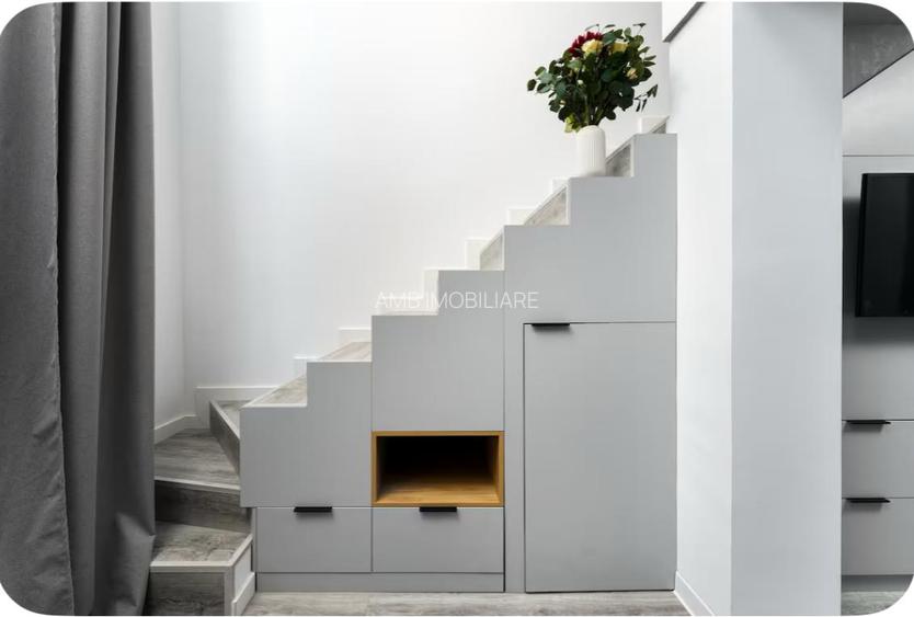 Studio modern cu scară interioară, complet mobilat si utilat - 7