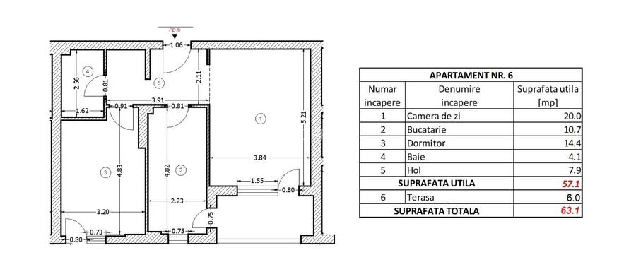 2 camere DECOMANDAT, loc parcare inclus, buc mobilat/utilat complet - 2