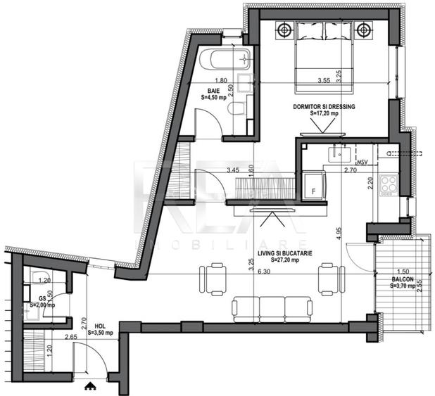 2 camere 2 bai la 8 min metrou Ultracentral - Mosilor  - 8