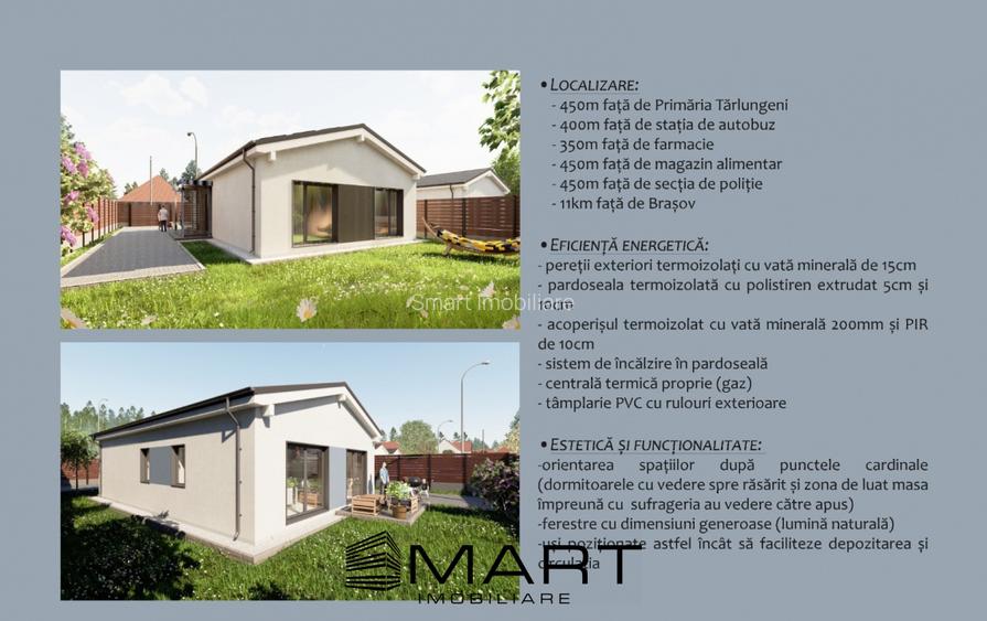 Casa moderna, parter, la cheie &acirc; in inima Tarlungenilor &acirc;˘ Teren 511 mp - 6