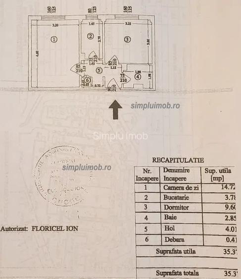 Decomandat 2 camere renovat complet Mega Mall - 1