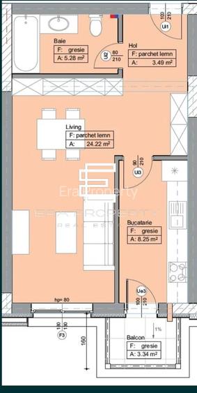 Apartament studio 40 mp, zona Brana Selimbar - 1