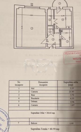 Garsoniera, 5/7, bloc 1990, 40,59 mp-Panduri - 10