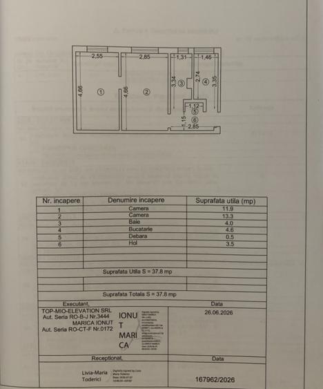 Km4/5-piata-Apatt 2 cam cf 2 p/4 liber boxă preț 60.000 euro