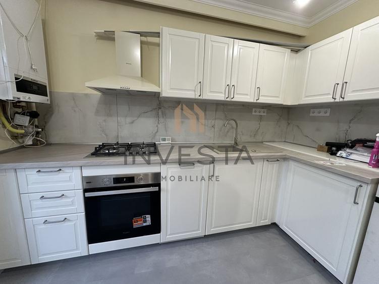 Apartamet 2 camere la etajul I cu podea din bambus in Borhanci!