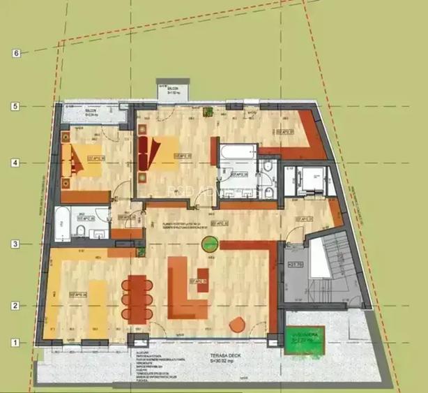 Apartament Penthouse 3 camere sut 158,43,  zona Dacia-Eminescu - 8