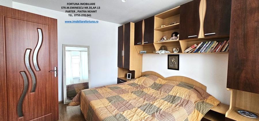 Apartament 2 camere, etaj 4 in bloc cu lift, zona Scoala nr.5, Piatra Neamt