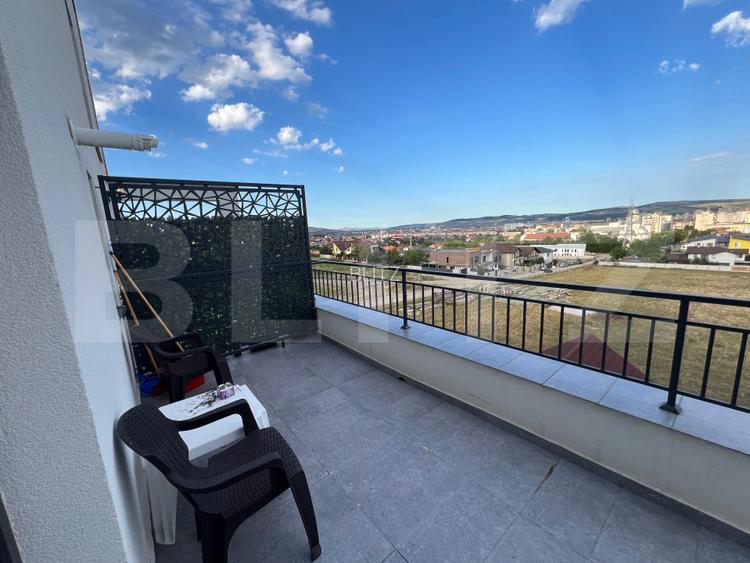 Apartament modern cu terasă de 15 m2 și priveliște panoramică – 58 m2, etaj 3 - 10