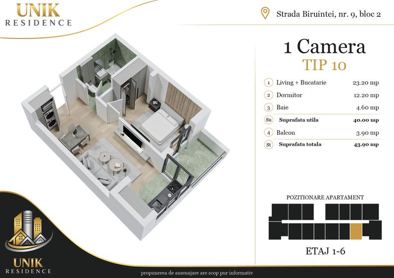 Studio de vanzare | 0% comision | Direct dezvoltator | Aproape de metrou Berceni