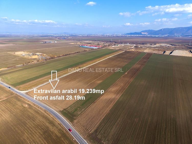 Teren extravilan arabil 19239mp Vulcan spre Codlea - 2
