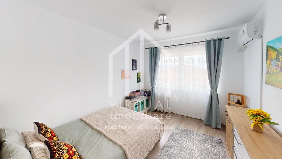 Apartament cu 3 camere, 68mp utili+balcon, etaj 5/10, bloc cu lift